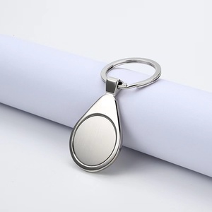 Bán hàng nóng Kẽm hợp kim tùy chỉnh Keychain kim loại khắc logo thăng hoa khoảng trống <span class=keywords><strong>Keyring</strong></span> cho quà tặng khuyến mãi - Product Image 4