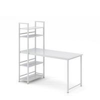 Mobilier de bureau moderne Meetco Bureau d'ordinateur portable noir pour la maison et l'usage professionnel pour les écoles, les hôtels, les hôpitaux Matériel MFC