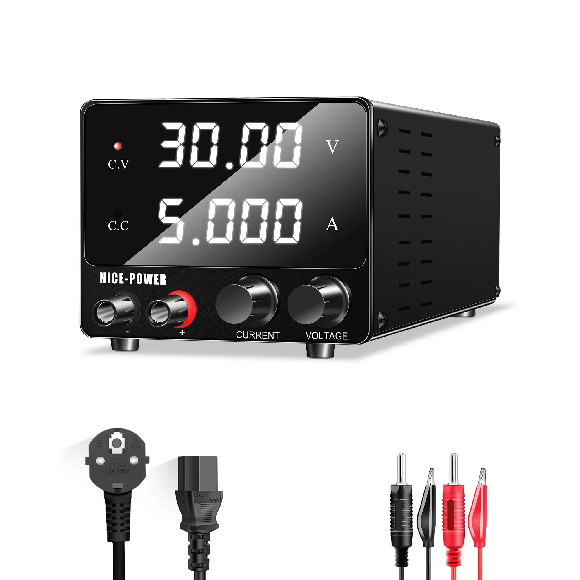 SPS-F305 Laboratory Adjustable Mini Switch DC Power Supply 30V 5A Four-Digit Display for Phone PCB Repairing