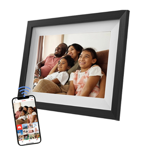 Cadre photo numérique électronique Cloud 10,1 pouces, photos et vidéos via l'application, écran tactile, Wifi - Product Image 2