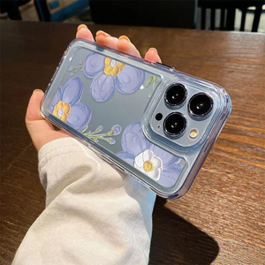 เคสดอกไม้สำหรับ iPhone 13 fundas iPhone 11 14 PRO MAX 12 XR x <span class=keywords><strong>XS</strong></span> 7 8 plus SE 2020 14PROMAX 13PROMAX ซิลิกอนใส - Product Image 4