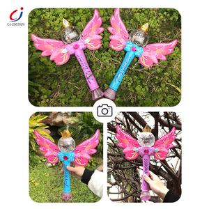 Varita de juguete de princesa para exteriores, soplador de burbujas de jabón eléctrico, máquina de burbujas, varita mágica, palo eléctrico - Product Image 5