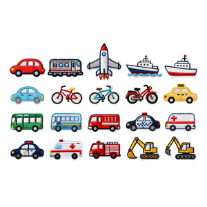 Parches de chenilla bordados con lazo rosa y purpurina, termoadhesivos y para coser, insignias para gorras - Product Image 6