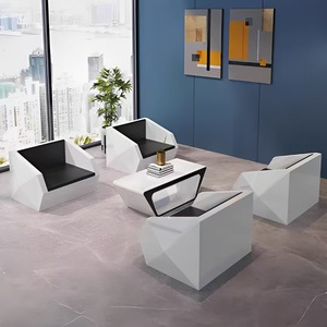 Divano Moderno Minimalista di Design, Stile Banquette Laccato, Tavolino da Caffè <span class=keywords><strong>e</strong></span> Divano Creativo Minimalista Moderno - Product Image 3