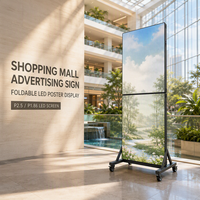 Afficheur LED pliable P2.5 P1.86, luminosité 1200 cd, garantie 2 ans, CMS intégré/Cloud, RDM Cloud, intérieur 4K