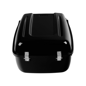 Motorcycle ABS Gloss <strong>Black</strong> 11" Tail Box Tour Pak <strong>Trunk</strong> Fit for Harley Davidson FLHP and FLHTP Models - Product Image 4