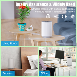 EMC chứng nhận nhà máy lọc không khí với bộ lọc HEPA điện máy tính để bàn làm mát không khí vật liệu nhựa EU chúng tôi cắm - Product Image 2