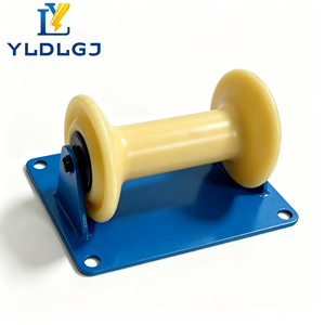 Rouleau de guidage pour chemin de câbles YILI Expert avec roue en nylon, base <span class=keywords><strong>plate</strong></span> robuste pour un tirage de câbles souterrains et aériens fluide - Product Image 4