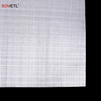 Tissu d'UHMWPE de 130gsm 160gsm fort impact et panneau non-tissé enduit imperméable anti-déflagrant