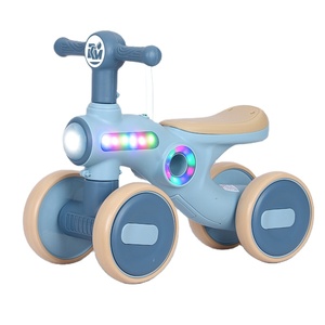Bicicletta Senza Pedali a Quattro Ruote per Bambini, <span class=keywords><strong>Bici</strong></span> da Equilibrio per Neonati, Veicolo <span class=keywords><strong>Giocattolo</strong></span> con Musica e Luci - Product Image 1