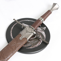 Réplique de l'épée de Geralt de Rivia du jeu The Witcher 3 Wild Hunt, 129 cm, 1,8 kg, authentique et très demandée
