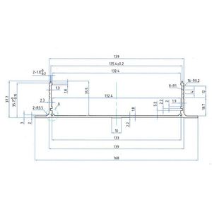 EBM Aluminum <b>Enclosure</b> Switch Box Professional Customized Silver Metal Power Supply IP54 Protection Powder Coated - Product Image 4