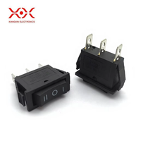 Interrupteur à bascule Chuangshuo KCD6 en forme de bateau, 3 positions, bouton d'alimentation pour balance électronique, durée de vie mécanique de 10 000 cycles