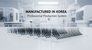 เครื่องผลิตขนตาปลอมเกาหลี รุ่น IW B 18 ขนตาแบบเส้นต่อเส้น นุ่มเป็นธรรมชาติ รับผลิตแบบ OEM ODM แบรนด์ส่วนตัว โรงงานขายส่ง ส่งออก - Product Image 3