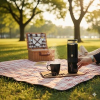 Machine à expresso portable sans fil personnalisable avec logo, pour café en dosettes et en grains, idéale pour le bureau et les voyages