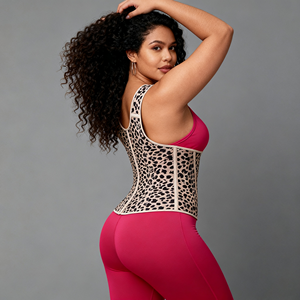 Corsetto in Latex con Cerniera per <span class=keywords><strong>Donna</strong></span>, Gilet Modellante con Doppia Compressione, Fascia Dimagrante - Product Image 2