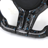 Volant en fibre de carbone forgée avec boutons bleus M1 M2 et LED pour BMW F01 F10 F15 F20 F25 F30 F36 M3 F80 M4 F82 M2 F87 E90 E92
