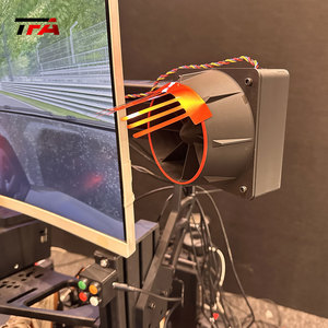 Simulateur profil aluminium volant personnalisé Cockpit simulateur de jeu de conduite superbe Cockpit avec vraie chaise course - Product Image 4