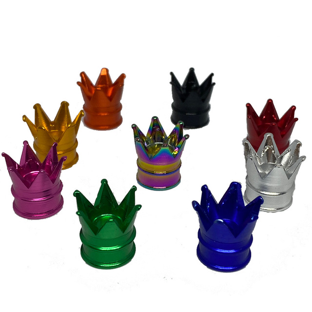 Hot Sell Aluminum Tire Valve Caps Car Truck Bike Valve Stems Air Dust Cover Screw Caps