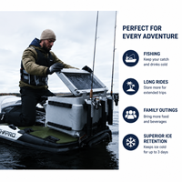 Boîte de rangement authentique BRP Sea-Doo 13,5 gallons US (51 L) avec double loquet pour jet ski, motomarine, loisirs nautiques