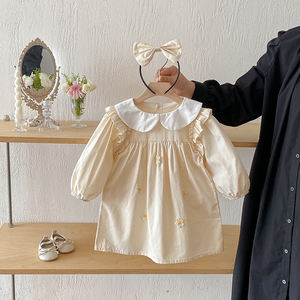 Completi coordinati da principessa per neonata: tutina triangolare a maniche lunghe, vestito carino per <span class=keywords><strong>bambina</strong></span>, tutina triangolare per neonata - Product Image 6