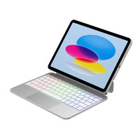 Clavier Magic iPad de 2ème Génération Nouvelle Vague pour iPad Pro 11 12.9 13 et Étui avec Clavier Multi-Touch pour iPad 11ème (A16, 2025) / 10ème Génération