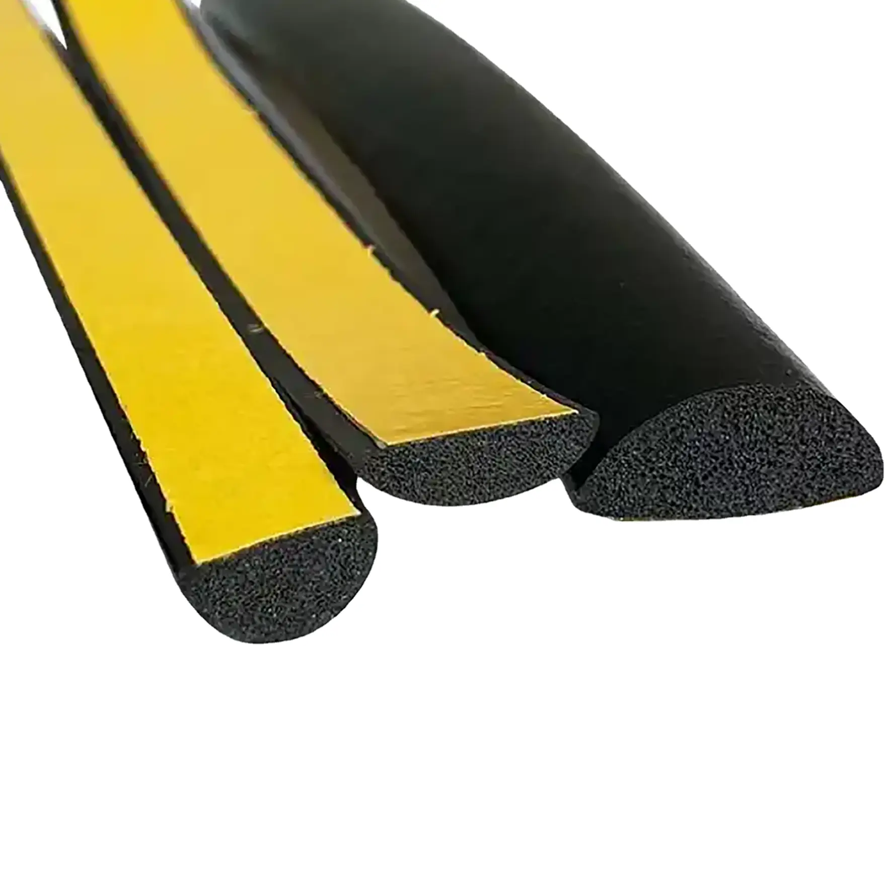 Personnalisé h p d type epdm mousse adhésive conteneur porte de voiture joint en caoutchouc pvc bandes de silicone rideau