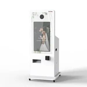 Phoprint Floor Standing Touch Screen Card Reader Dslr Photo Booth Machine With Payment System