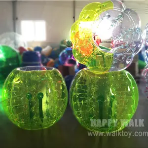 Produttore a buon mercato Bubble Soccer Half Green Bumper Ball palle Zorb di alta qualità in vendita