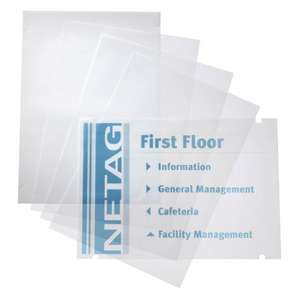 DURABLE - 4836-19 LETRERO CRISTAL®Insertos de recambio A3 para placa exterior (paquete múltiple) SEÑALIZACIÓN Y MARCADO DEL SUELO - Product Image 1