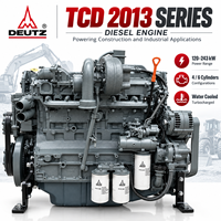 Moteur diesel de construction DEUTZ série TCD2013 120kW-243kW 161-326HP 4/6 cylindres 2100-2300 tr/min turbo pour excavatrice et chargeuse