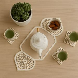 Décor de plateau Mihrab pour mosquée, fête islamique, Ramadan - Product Image 1