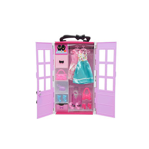 Travel Size Durable <b>Vinyl</b> Fashion Doll Wardrobe Set Blow-Molded Body Window-<b>Box</b> Packed - Product Image 5