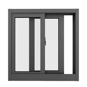 Fenêtres en aluminium, design moderne exquis pour l'intérieur de la maison, résistantes aux ouragans, double vitrage, insonorisées, fenêtres de façade sur mesure fabriquées en usine - Product Image 6