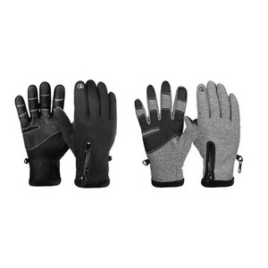 Gants de cyclisme en gros, gants d'hiver à fermeture éclair, coupe-vent, chauds, imperméables, gants de ski - Product Image 1