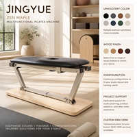 Tour de poulies multifonction en bois d'érable Jingyue pour Pilates, musculation, fitness, exercices de yoga et système d'extension