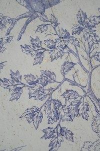Papel Tapiz Personalizado Azul Marino Vintage con Diseño de Animales de la Selva, Tigre, Ciervo, Leopardo y Árbol para Decoración de Interiores de Casa, Villa u Hotel - Product Image 3