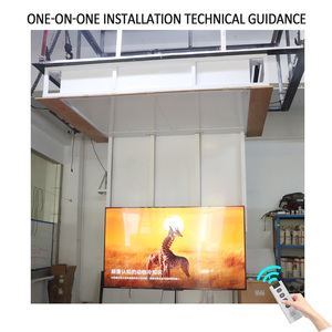 Elevador de Techo Telescópico Motorizado para TV |   Soporte Abatible de 60 kg para Televisores de 65" -75" -86", Control RS232/485 para Sistema de Conferencias - Product Image 5