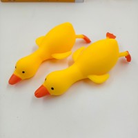 Best-seller transfrontalier : Canard en caoutchouc anti-stress souple pour la décompression, stock pour les marchés nocturnes et les stands de rue ; Indispensable pour la vente en gros