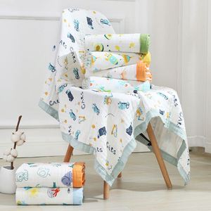 Couverture de bébé de Noël douce et mignonne en coton biologique 100% mousseline - Product Image 6