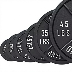 Ensemble de plaques de poids en <span class=keywords><strong>fonte</strong></span> standard pour haltères de musculation, plaques de musculation pour la force athlétique, plaques bumper pour l'entraînement en salle de sport - Product Image 1