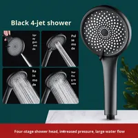 Ensemble de pommeau de douche pluie chauffe-eau unique pour salle de bain à domicile pressurisé pour appartement ou hôtel pour cuisine, salle de sport et toilettes