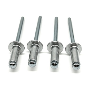 Rivets <span class=keywords><strong>à</strong></span> <span class=keywords><strong>tête</strong></span> <span class=keywords><strong>ronde</strong></span> M4.8x12 mm (acier inoxydable 304/aluminium) pour assemblage de châssis - Rivets en alliage d'aluminium - Product Image 3