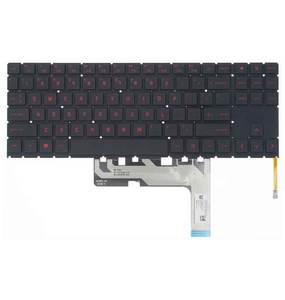 แป้นพิมพ์เรืองแสงสีดำเราพร้อมตัวอักษรสีแดง L98943-001รุ่นสำหรับ <span class=keywords><strong>HP</strong></span> <span class=keywords><strong>Omen</strong></span> <span class=keywords><strong>15</strong></span>-<span class=keywords><strong>en1000</strong></span> <span class=keywords><strong>15</strong></span>-en0004nl ชิ้นส่วนซ่อมอิเล็กทรอนิกส์ - Product Image 1