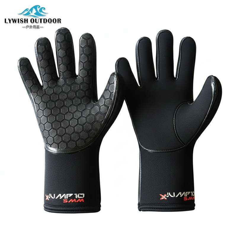 Customized Logo Printing Leather Gloves Anti