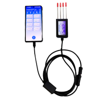 Sensor de Suelo con Salida RS485 USB Tipo-C, 8 en 1, Sensor Integrado de NPK y pH del Suelo con Registrador de Datos en la Aplicación Móvil