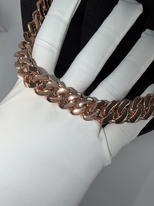 Cadena Cubana Miami, Estilo Hip Hop, Gruesa, en Oro, Plata y Oro Rosa, 20/22/24MM - Product Image 5