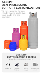 Hochwertige Stahl 118L 50kg Niederdruck-<span class=keywords><strong>LPG</strong></span>-Gasflaschen OEM-Marke Anpassbare Größen - Product Image 2