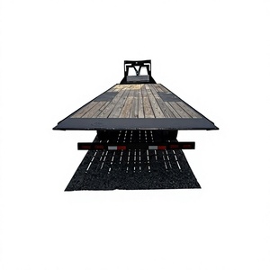 Remorque à plateau bas usagée, remorque utilitaire à plateau plat, remorques pour équipements lourds à vendre. - Product Image 6