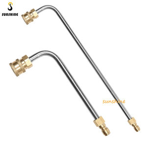 SS <span class=keywords><strong>Lance</strong></span>/baguette <span class=keywords><strong>de</strong></span> nettoyage <span class=keywords><strong>de</strong></span> train d'atterrissage et <span class=keywords><strong>de</strong></span> gouttière coudé à 90 degrés 1/4 "Extension <span class=keywords><strong>de</strong></span> baguette <span class=keywords><strong>de</strong></span> <span class=keywords><strong>nettoyeur</strong></span> <span class=keywords><strong>haute</strong></span> <span class=keywords><strong>pression</strong></span> <span class=keywords><strong>de</strong></span> voiture à connexion rapide - Product Image 2